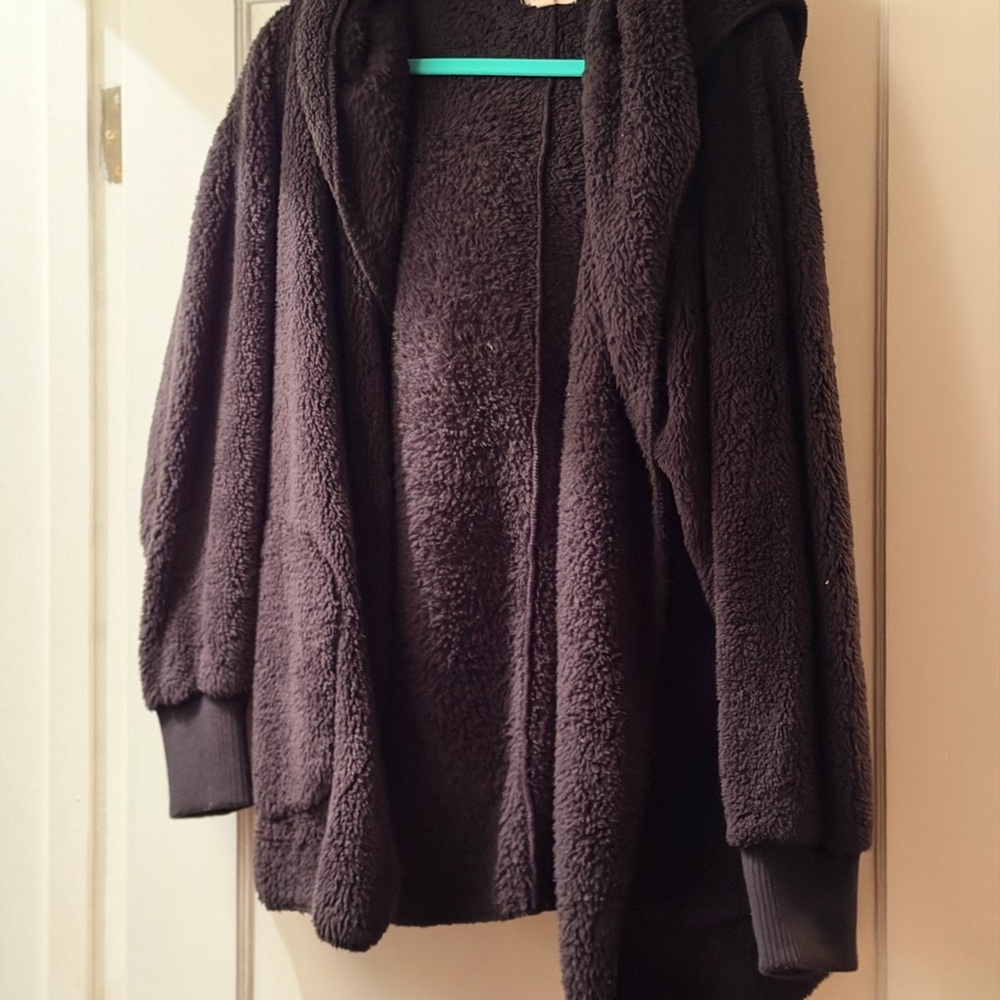 Hem & Thread Black Teddy Jacket - image 1